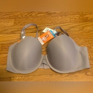 NWT Warner's No Side Effects full-coverage underwire t-shirt bra, womens 38C